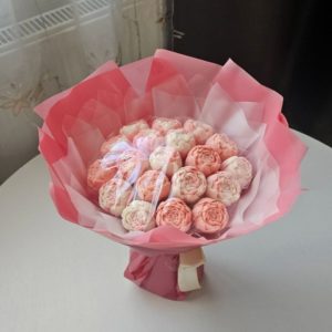 Букет из шоколадных пионов, 19шт